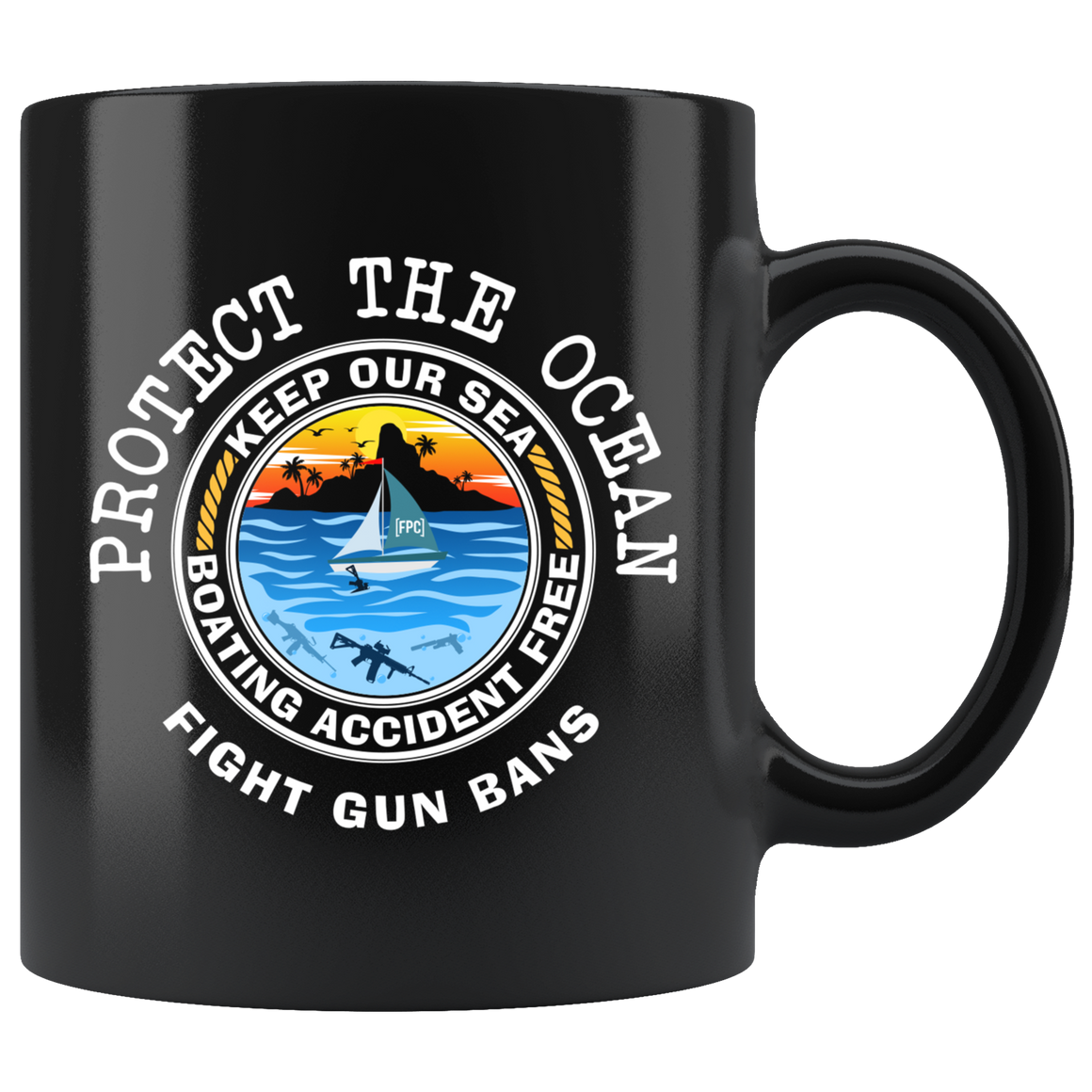 Protect the Ocean - Fight Gun Bans Mug